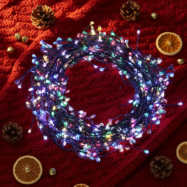 300 Leds Garland Firecracker Light USB Remote Control Outdoor Copper Wire Battery Operated Led Fairy Cluster String Christmas