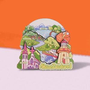 Imanes de nevera de madera creativos de diseño moderno con temática de lugares emblemáticos de Japón, decoración para el hogar, souvenirs, producto promocional - Product Image 6