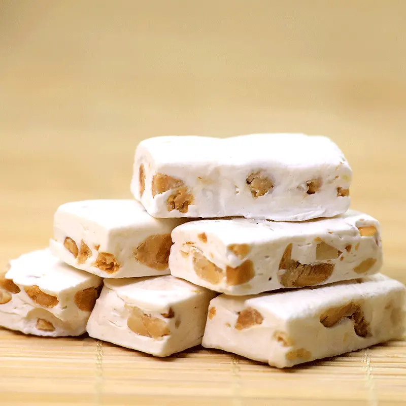 Turrón leche azúcar maní suga turrón chino caramelo de Navidad