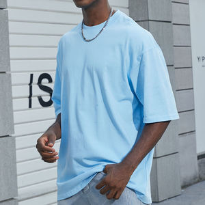 High Quality Plain Custom 230gsm T-<strong>Shirt</strong> Boxy 100% Cotton Blank Oversized Heavyweight Drop Shoulder <strong>White</strong> T <strong>Shirt</strong> Manufacturer - Product Image 4