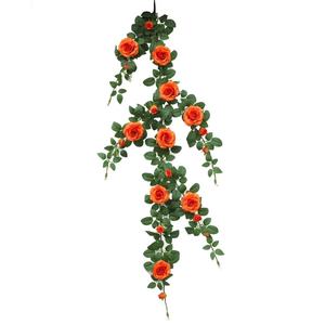 Guirlandes de roses artificielles Miaomiao en soie plastique pour décoration de mariage, maison, extérieur, accessoires de photographie, plafond, climatiseur - Product Image 5