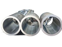 Vérin hydraulique à simple effet sans soudure en acier inoxydable 304 robuste, chromé dur (diverses spécifications) pour