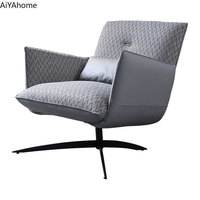 Fauteuils simples design italien Chaises de salon Chaise longue moderne