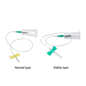 Medizinischer Einweg 18-27G 23g Nicht-Sicherheits-/Sicherheits-Schmetterlings blutentnahme nadelset