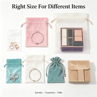 Pochette à bijoux en velours de luxe avec logo personnalisé, écologique, avec cordon de serrage, sac cadeau pour bagues, boucles d'oreilles, montres, pierres précieuses et lunettes