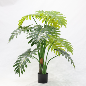 <span class=keywords><strong>Planta</strong></span> Artificial Grande en Maceta, Árbol Gigante <span class=keywords><strong>de</strong></span> <span class=keywords><strong>Oreja</strong></span> <span class=keywords><strong>de</strong></span> <span class=keywords><strong>Elefante</strong></span> <span class=keywords><strong>de</strong></span> Plástico, Decoración para Salas <span class=keywords><strong>de</strong></span> Conferencias al Aire Libre - Product Image 4