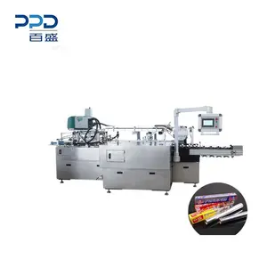 China Supplier Fully Automatic Aluminium Foil Roll Cling Film Roll Cartoning Rewinder Machine