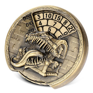 Nouveau jeu de table boîte au trésor <span class=keywords><strong>monstre</strong></span> Roulette métal Spinner dés de jeu pour jeu de rôle - Product Image 3