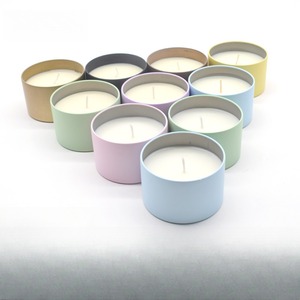 Lata Redonda Esmerilada Glam de 80*60mm para Alimentos o Velas, 8oz, en <span class=keywords><strong>Rosa</strong></span>, Morado, Verde, Amarillo, Negro, con Tapa, Venta al por Mayor - Product Image 2