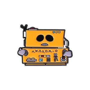 Pin Logam Kartun Grosir, Souvenir Film Seru, Merchandise Seri Robot, Bros Logam Unik, Pin Alien Lucu dari Paduan Logam - Product Image 1