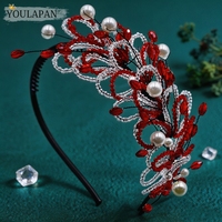 YouLaPan – bandeaux de mariage à la mode, tissage de perles fait à la main, accessoires de cheveux élégants pour femmes, pour banquets et soirées dansantes, YXA188