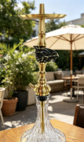 Chicha Premium Dragon, Narguilé Haut de Gamme avec Tige Plaquée Or pour Salons et Clubs. Aucun avis pour le moment.