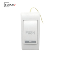 Botones de salida de plástico con letras luminosas para productos de control de acceso