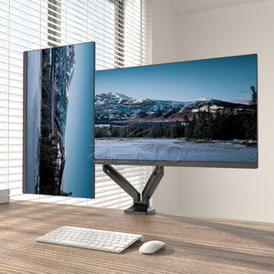 ZENO Monitor Stand <strong>Riser</strong> for 32 Inch <strong>Screen</strong> Height <strong>Adjustable</strong> Desktop <strong>Computer</strong> Shelf Office Worker Health - Product Image 2