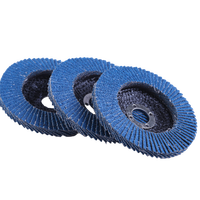 Disque à lamelles en oxyde d'aluminium zircone haute dureté 4.5 T27/T29 40 # -320 #   Maille abrasive personnalisable OEM de 8 mm d'épaisseur, 115 mm