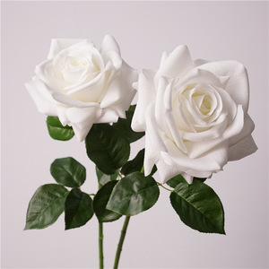 <span class=keywords><strong>Flores</strong></span> Artificiales de Seda de Rosa Realistas al Tacto, Hidratantes, para Decoración de Bodas y Hogar, Venta al Por Mayor - Product Image 6