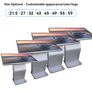 Siêu mỏng 32 \ "43 \" 50 \ "màn hình tương tác LCD màn hình cảm ứng tầng đứng tự phục vụ quảng cáo thiết bị đầu cuối sân bay giáo dục - Product Image 3