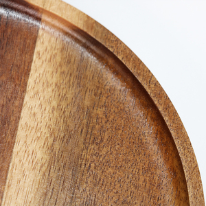 Assiette en bois de haute qualité, taille personnalisable, prix abordable, ronde, artisanale, couleur bois naturel - Product Image 5