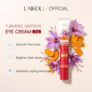 Crème pour les yeux au curcuma et au safran LAIKOU 20g, hydratation intense, soin de <span class=keywords><strong>la</strong></span> peau des yeux, crème pour les cernes et <span class=keywords><strong>la</strong></span> sécheresse - Product Image 4