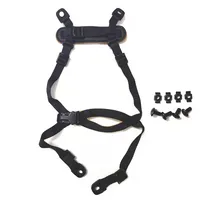 Système de rétention d'accessoires pour casque tactique 4 points, sangle de menton avec boulons et vis pour casque Mich ACH Fast IBH