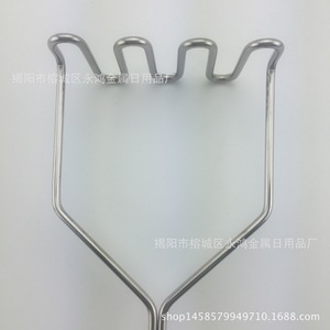 Écrase-pommes en acier inoxydable, design ondulé, compatible lave-vaisselle, outil de cuisine pour légumes et pommes de terre, fabriqué à Jieyang - Product Image 5