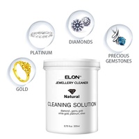200ml Liquide nettoyant pour bijoux naturels Solution liquide non toxique Kit de nettoyage pour bijoux en or et argent