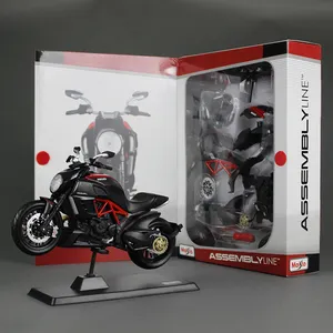 Maisto 1/12 Popular Motorcycle Diecast the Devil Assembled Version Motorcycle Racing Metal Alloy Motorcycle Model