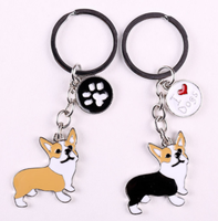 Insignes métalliques, une série personnalisé, badge avec un thème chien, porte-clé en métal