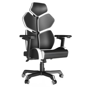 Silla de Oficina Ergonómica de Cuero de Alta Calidad y Diseño Patentado, Silla de Juego para Computadora con Función Reclinable - Product Image 3
