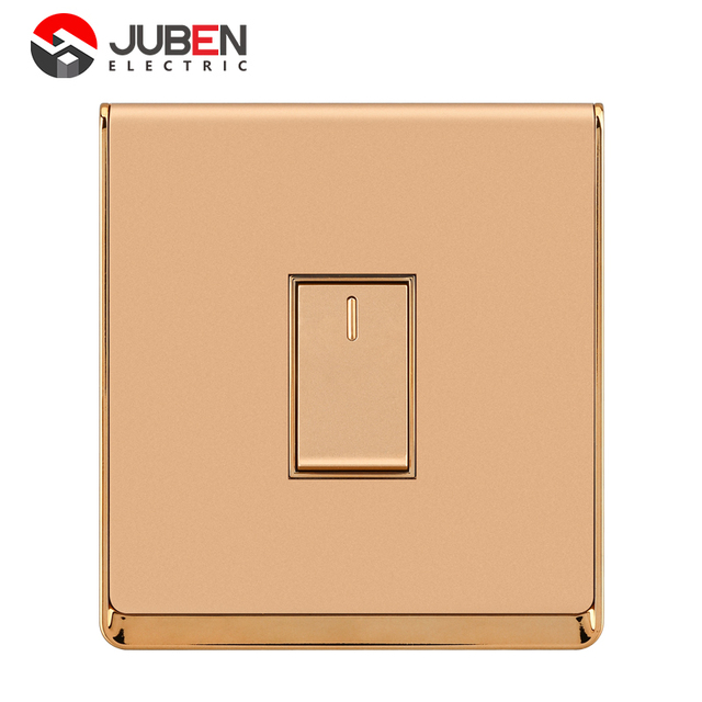 Made in China Safe and Environmentally Friendly Modern Style Gold Latest Style Switches and Sockets