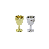 1 pièce, modèle de verre à vin miniature en résine pour maison de poupée 1/6 1/12, décoration Art Déco