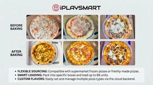 Distributeur automatique de pizzas chaudes - Distributeur automatique de pizzas intelligent pour les entreprises commerciales, en libre-service, pizzas chaudes 24h/24 - Product Image 4
