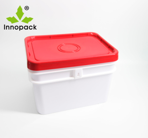 Seau carré de 20 litres pour peinture Seau en plastique carré en plastique de qualité alimentaire Seaux de 8 gallons avec couvercle - Product Image 4