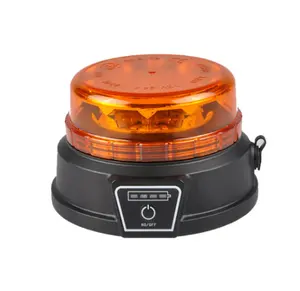 Factory Original 12V Amber LED Warning Light For Car SUV Magnetic Remote Control Wireless Rechargeable Beacon LED light