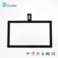 Écran tactile capacitif multi-touch de 15,6 pouces avec panneau en verre et carte de contrôle USB