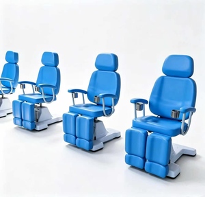 Sillón de Pedicura Manual con Reposapiés Dividido, Portavasos y Reclinación Ajustable para Salón de Uñas y Spa de Pies - Product Image 6