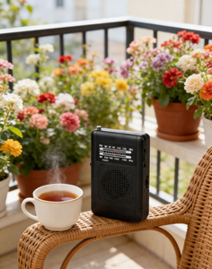 Mini <span class=keywords><strong>Radio</strong></span> <span class=keywords><strong>Analogica</strong></span> Tascabile AM <span class=keywords><strong>FM</strong></span>, Alimentata a Batteria con Antenna Telescopica, Jack per Cuffie da 3,5mm e Clip per Cintura Posteriore per Uso Esterno - Product Image 6