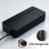 Chargeur rapide intelligent 58,8 V 2 A 3 broches pour vélo électrique Biktrix Juggernaut, chargeur de remplacement pour batterie lithium 52 V