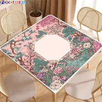 Tapis de table Mahjong en caoutchouc absorbant l'eau, antidérapant, silencieux, portable pour le poker et les jeux de société intérieurs multijoueurs