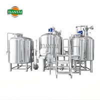 Ap03 — équipement de brasserie à chauffage direct, 2 cuves, 5HL 4bb, en cuivre rouge, équipement