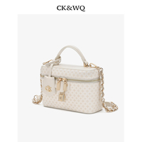 Sac à main de créateur en gros, sac à maquillage rétro imprimé, sac à main quotidien pour femme avec poignée supérieure et chaîne détachable