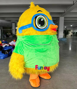 <span class=keywords><strong>Gafas</strong></span> inflables, disfraz de Mascota de <span class=keywords><strong>pollo</strong></span> amarillo, fiesta de cumpleaños, entretenimientos, personaje Animal, conejito, traje de soplado sin batería - Product Image 2