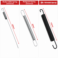 Pegas Kabel Rem Sepeda Motor Universal 160mm Pegas Pelindung Lumpur 90mm Suku Cadang Pengganti Perbaikan