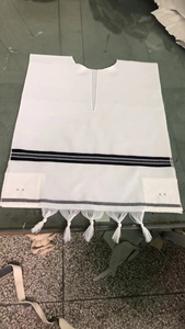 Certificat casher juif adulte <span class=keywords><strong>Rachel</strong></span> laine petit Talit Tzitzit juif prière laine Talit Katan - Product Image 3