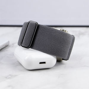 Bracelet de montre large en nylon pour Apple Watch Ultra Band 49 45mm 38 42mm Bracelet tressé réglable <span class=keywords><strong>Iwacth</strong></span> Series 8 7 6 5 SE Accessoires - Product Image 6