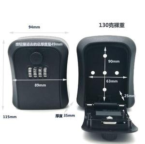 Hộp Chìa Khóa Mật Khẩu Khóa Chống Trộm Hộp Chìa Khóa Homestay Hộp Chìa Khóa Mắt Mèo Cửa - Product Image 3