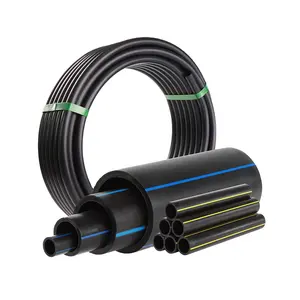 Hdpe boru inşaat yağmur toplama HDPE boru sarmal çapı 20mm 32mm 40mm 63mm 75mm 90mm