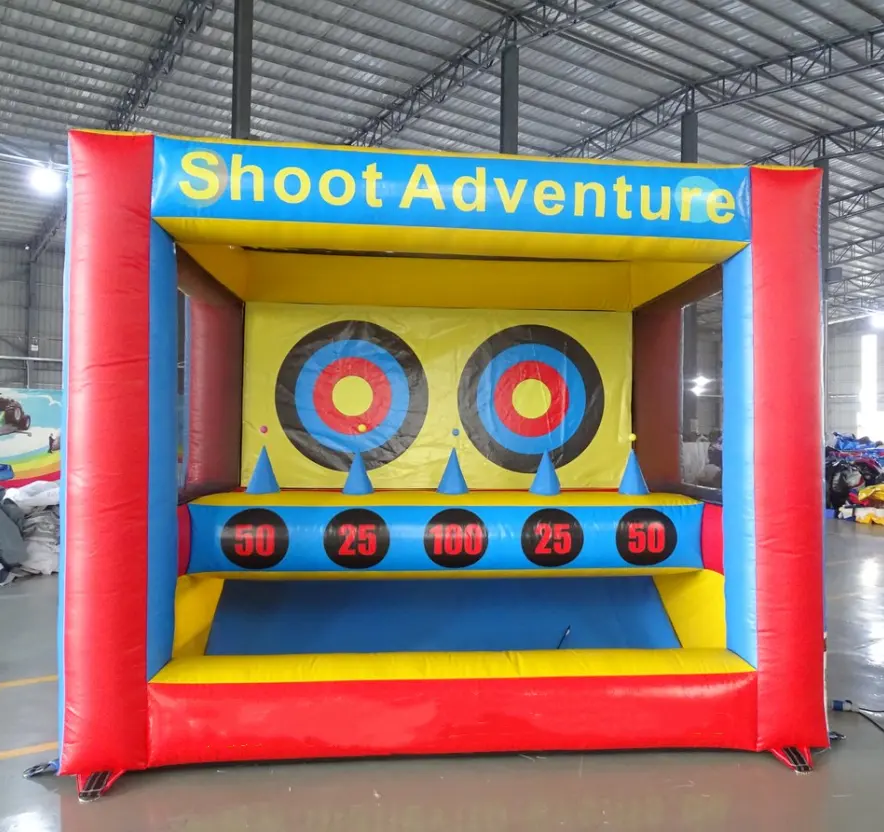 Inflatable लक्ष्य शूटिंग आनंदोत्सव के खेल गेंदों के साथ पार्टी के लिए Inflatable तीरंदाजी लक्ष्य अभ्यास खेल खेल