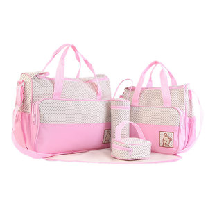 Grande capacidade portátil viagem mamãe fralda, mochila multifuncional impermeável organizador de fraldas do bebê mudando cama - Product Image 1