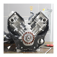 EFI Technology V Doppel Doppel zylinder Mini 4-Takt Benzinmotor für die Landwirtschaft Rasenmäher Generator Maschinen Elektro start